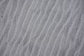 Ridges in wind blown beach sand Royalty Free Stock Photo