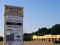 Ridgeview Plaza Shopping Center, Wynne, Arkansas Royalty Free Stock Photo