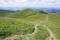 Ridgeway hiking, Mala Fatra Slovakia mountains, amazin views Royalty Free Stock Photo
