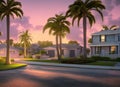 Ridgewood Park neighborhood in Tampa, Florida USA. Royalty Free Stock Photo