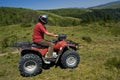 Riding atv - quad