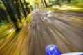 Riding dirtbike. Abstract motion blur. Royalty Free Stock Photo