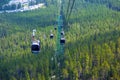 Sulphur Mountain Gondola in Banff National Park Royalty Free Stock Photo