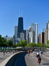 Riding On Lakeshore Drive Royalty Free Stock Photo