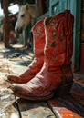 Riding into the Sunset: The Rustic Charm of Cowboy Boots on a Wo