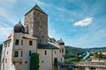 Prunn castle in the Altmuehltal valley at Riedenburg