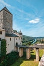 Prunn castle in the Altmuehltal valley at Riedenburg