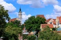 Rieder Tor in Donauworth on the Danube Island Royalty Free Stock Photo