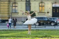 Open air ballet performance