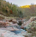 The Riera Major creek at the County of Seva Royalty Free Stock Photo