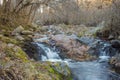 The Riera Major creek at the County of Seva Royalty Free Stock Photo