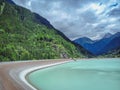 The Rifa reservoir in Austria Royalty Free Stock Photo