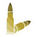 Rifle ammo icon Royalty Free Stock Photo
