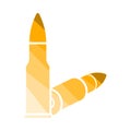 Rifle Ammo Icon Royalty Free Stock Photo