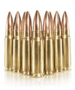 Rifle rounds Royalty Free Stock Photo