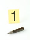 Rifle bullet evidence