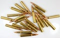 Rifle cartridges Royalty Free Stock Photo