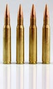 Rifle cartridges Royalty Free Stock Photo