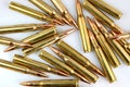 Rifle cartridges Royalty Free Stock Photo