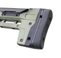 Rifle recoil pad on white Royalty Free Stock Photo