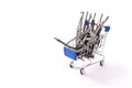 Rifles on a shopping cart, Arms trade business