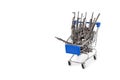 Rifles on a shopping cart, Arms trade business