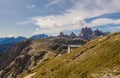 Tre Cime Three Peaks di Lavaredo Drei Zinnen Royalty Free Stock Photo