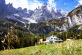 Rifugio Lunelli Royalty Free Stock Photo