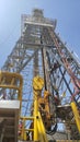 Rig drilling offshore Jack up derrick