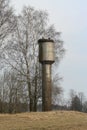 Riga, April, 2008, Birds nest on an old water tower