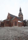 Riga Cathedral Latvian: Rigas Doms; German: Dom zu Riga Royalty Free Stock Photo