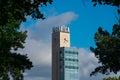 Riga Central Station Clock Tower rigas centrala stacija Royalty Free Stock Photo