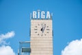 Riga central train station tower