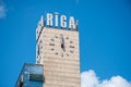 Riga central train station tower