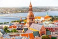 Riga cityscape view Royalty Free Stock Photo