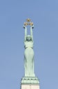 Riga. Freedom monument. Fragment.