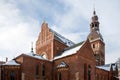 Riga. Historical part of the city. Doms cathedral. Royalty Free Stock Photo