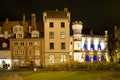 Riga. The house and small guild at night