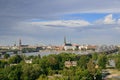 Latvian capital Riga from above Royalty Free Stock Photo