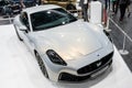 Maserati Granturismo luxury supercar showcased at the Riga Motor Show