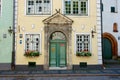 Facade of the Three Brothers - oldest buildings in Riga, Latvia. Royalty Free Stock Photo