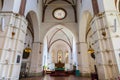 Riga, Latvia - 25-August-2015: interior of Riga Cathedral.