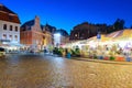 RIGA, LATVIA - AUGUST 08, 2014: Old town Riga at night.