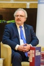 Gils Levits, Judge of the European Court of Justice, possibly candidate of election for President of Latvia, during his book open