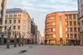 Baltijas cels square in old town of Riga Royalty Free Stock Photo