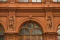 RIGA, LATVIA: The Latvian Radio building in Riga Dome Cathedral Square, historic Old town, Vecriga. Europe