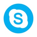 Skype logotype vector