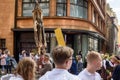 Parade of festival participants. XXVII NATIONWIDE LATVIAN SONG AND XVII DANCE FESTIVAL