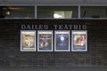 Signboard of the Dailes Theatre, professional Latvian theater founded by Latvian director and actor Eduards Smilgis