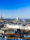 RIGA, LATVIA - Panorama of the Old Town in Riga.